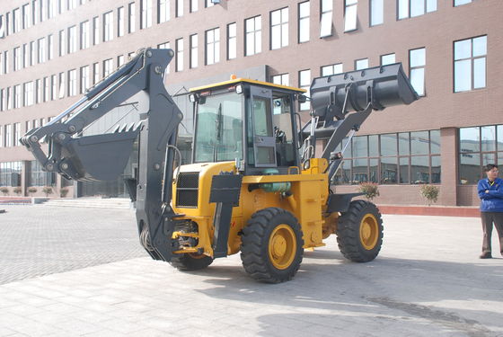 WZ30-25 10 Ton 2500r/Min Tractor Loader Backhoe With Four Wheels Drive