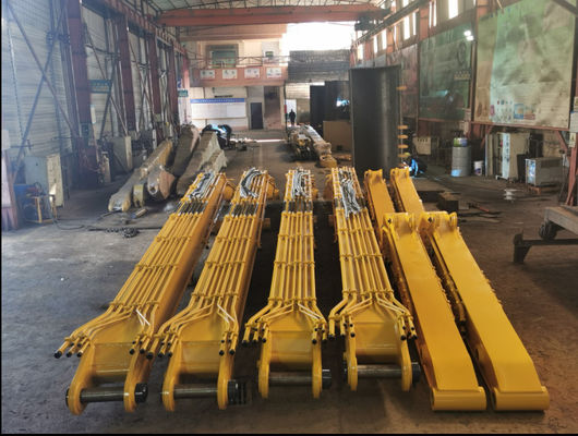 OEM 18-22m Extension Excavator Long Reach Boom Arm Do 20-50T Excavator Long Boom Personalizacja