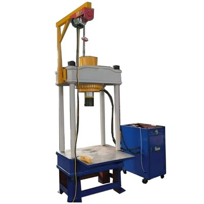 Komatsu Excavator Adjuster Spring Disassembly Machine 200T Mobilny stół roboczy Hydraulic Press Machine Track Pin Press