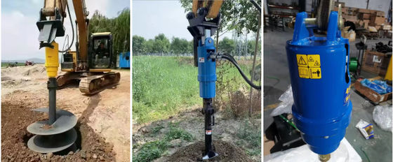 Nowy Excavator Attachment Rotary Drill Auger Drill Standard Diameter For Wholesale Excavator Market