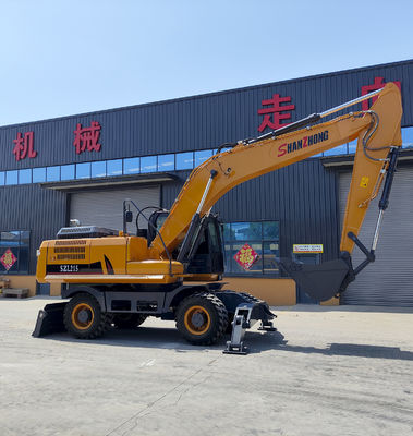 SHANZHONG 21tonowa koparka kołowa SZL215 hydrauliczna koparka