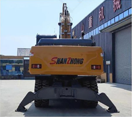 SHANZHONG 21tonowa koparka kołowa SZL215 hydrauliczna koparka