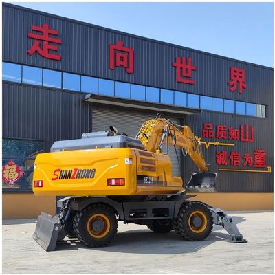 SHANZHONG 21tonowa koparka kołowa SZL215 hydrauliczna koparka