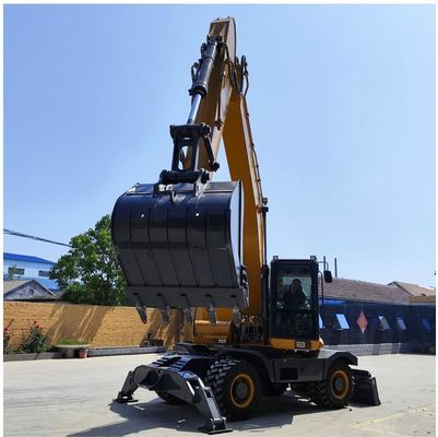 SHANZHONG 21tonowa koparka kołowa SZL215 hydrauliczna koparka