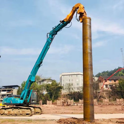 Zindywidualizowany 20-60 Ton Digger Piling Boom Extension Boom and Arm z młotkiem do koparki budowlanej