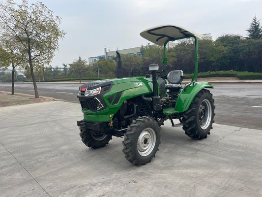 Sprzedaż fabryczna tani 70hp ciągnik kołowy