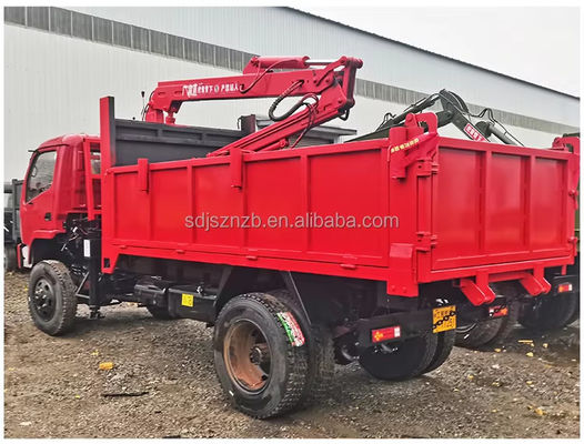 XDEM Hydraulic Wood Grabber Machine Truck zamontowany do efektywnej obróbki drewna