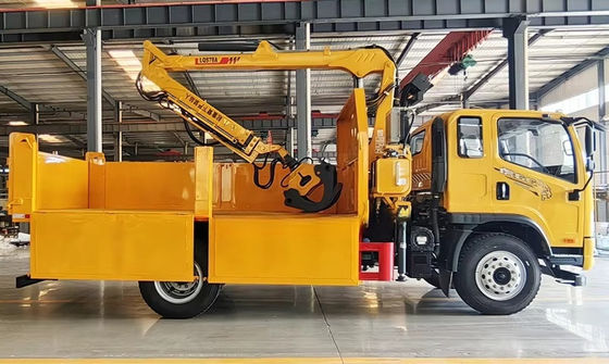 XDEM Hydrauliczna 4-kołowa maszyna do chwytania i transportu ciężarówki drewna z wiadro do użytku rolniczego