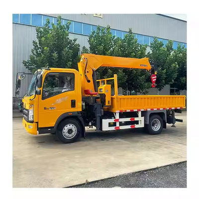 XDEM Zwiększony zasięg i wszechstronność Howo Brand Dump Truck Montowany żuraw z teleskopicznym bumem