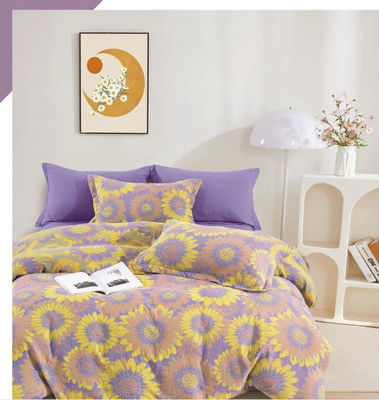 Sun Flower Jacquard Cotton Preshrunk Homeware Pościel Stosowany do indywidualnych potrzeb