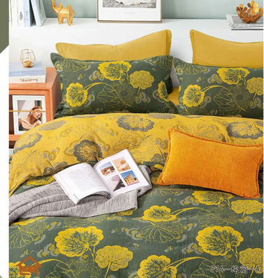 Żółty i zielony europejskie poduszki bawełniane Jacquard