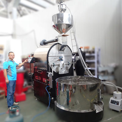 Roaster do kawy przemysłowy do użytku fabrycznego Maszyna do palenia kawy 50kg 60kg z sterowaniem PLC