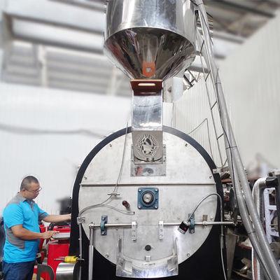 Roaster do kawy przemysłowy do użytku fabrycznego Maszyna do palenia kawy 50kg 60kg z sterowaniem PLC