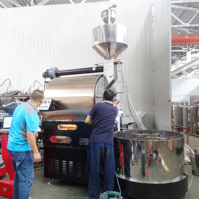 Roaster do kawy przemysłowy do użytku fabrycznego Maszyna do palenia kawy 50kg 60kg z sterowaniem PLC