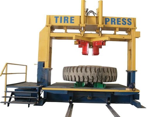 XDEM 260T Prasa hydrauliczna na opony górnicze Opony OTR Opony ciężarówki górnicze Opony 23.5R25 29.5R25 35/65R35 45/68R45