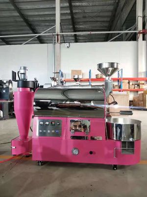 220V 3kg 6kg Maszyna do palenia kawy Podwójna ściana bęben ze stali nierdzewnej Darmowy dodanie miernika powietrza / Bluetooth Połączyć Artisana Rekord krzywa