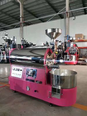 220V 3kg 6kg Maszyna do palenia kawy Podwójna ściana bęben ze stali nierdzewnej Darmowy dodanie miernika powietrza / Bluetooth Połączyć Artisana Rekord krzywa