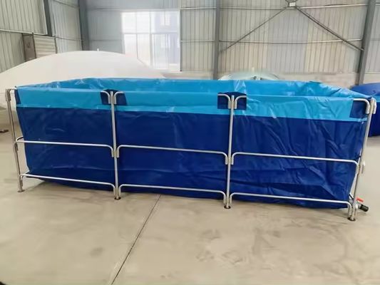 XDEM Rolnictwo Składane zbiorniki kwadratowe z PVC Tarpaulin Culture Square Fish Pond Formularny prostokąt dla hodowli ryb