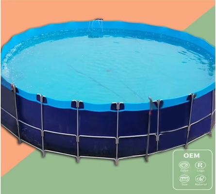 XDEM Rolnictwo Składane zbiorniki kwadratowe z PVC Tarpaulin Culture Square Fish Pond Formularny prostokąt dla hodowli ryb