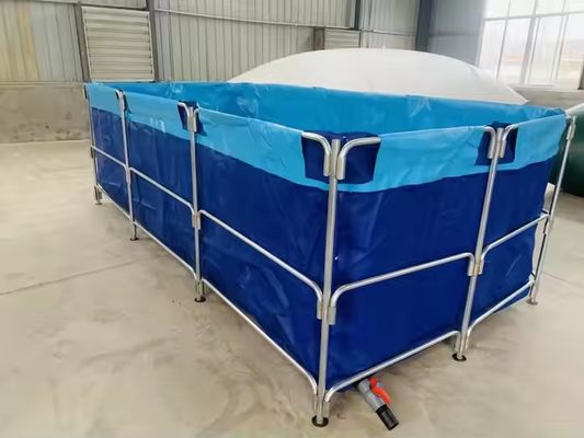 XDEM Rolnictwo Składane zbiorniki kwadratowe z PVC Tarpaulin Culture Square Fish Pond Formularny prostokąt dla hodowli ryb