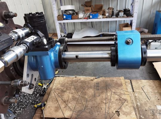 Hydrauliczna przenośna wytaczarka liniowa 600 mm Bezprzewodowy pilot zdalnego sterowania do zastosowań przemysłowych
