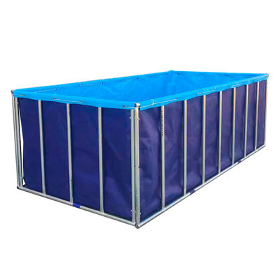 XDEM Rolnictwo Składane zbiorniki kwadratowe z PVC Tarpaulin Culture Square Fish Pond W kształcie prostokąta do użytku w hodowli ryb