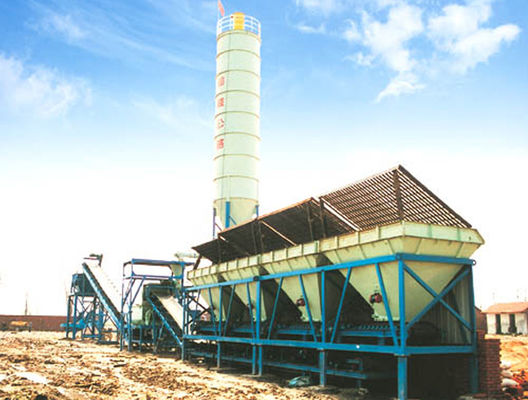 500t / H 144kw Wet Batch Batch Beton Plant Maszyny drogowe