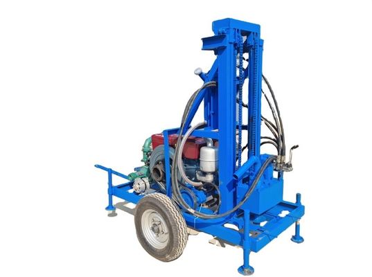 200m 450rpm Przenośna hydrauliczna wiertnica do studni na podwórko